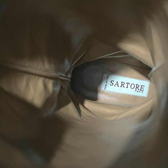 SARTORE Paris Made in Italy Leather Riding Boots - Picture 10 of 17